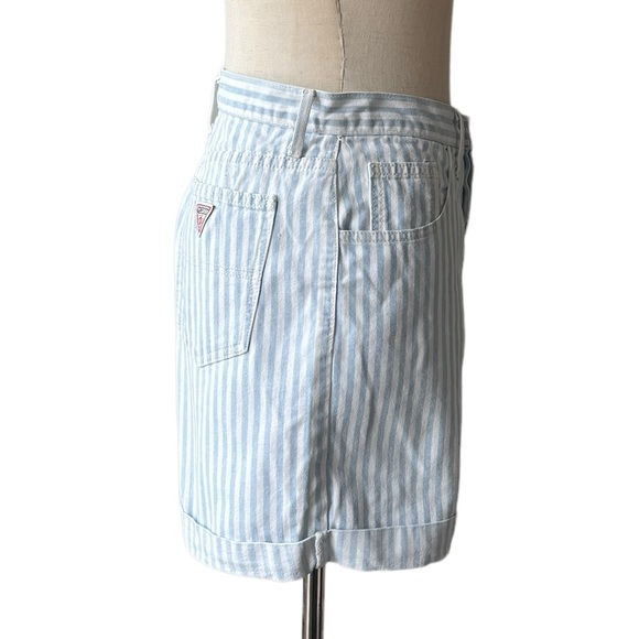RARE 90s vintage Guess high waisted stripe shorts - Picture 3 of 16